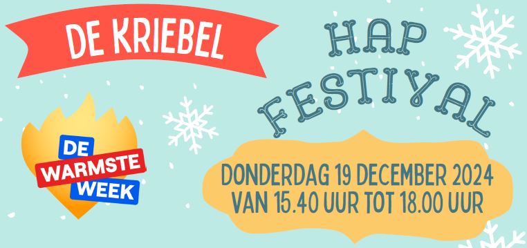 Hapfestival ten voordele van De Warmste Week