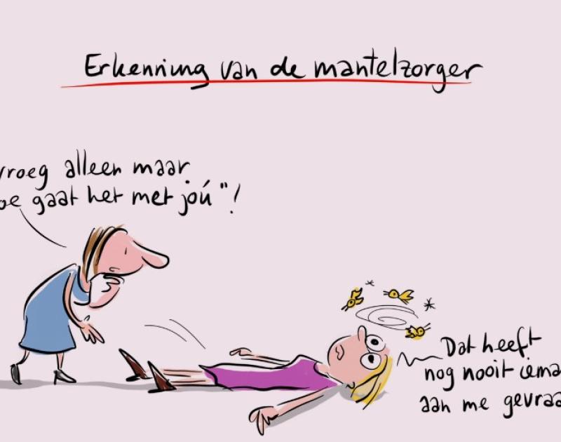 cartoon mantelzorg