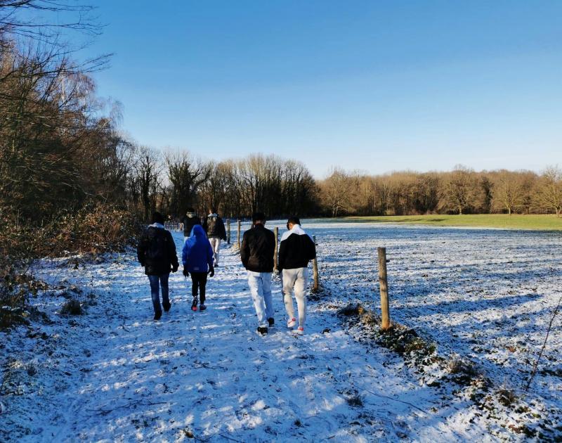 Winterwandeling in de Thaborberg © Fedasil Dilbeek