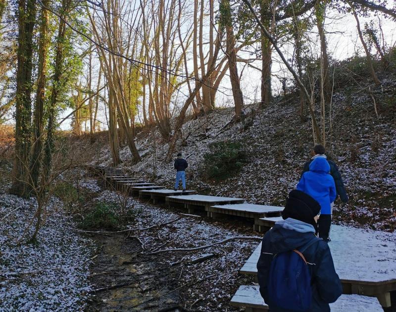 Winterwandeling in de Thaborberg © Fedasil Dilbeek