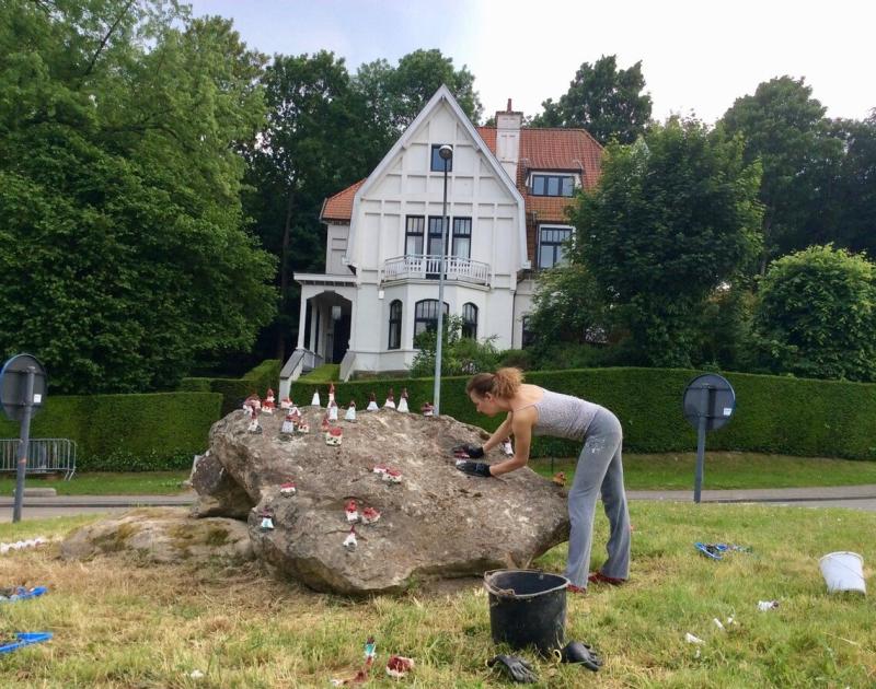 Rond punt aan Westrand wordt kunstwerk Dil'arte